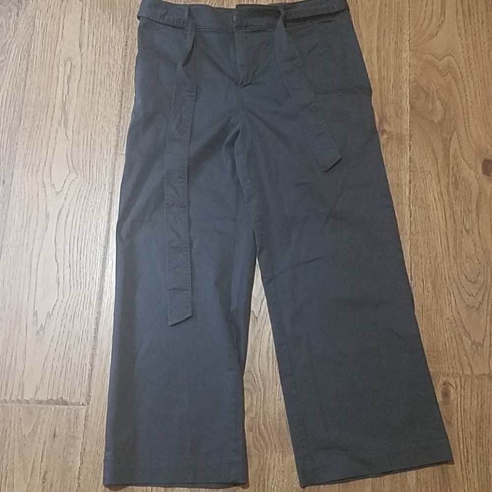 Gray Loft Wide Leg Pants
